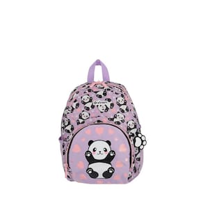 Mochila infantil Power Panda Lilás