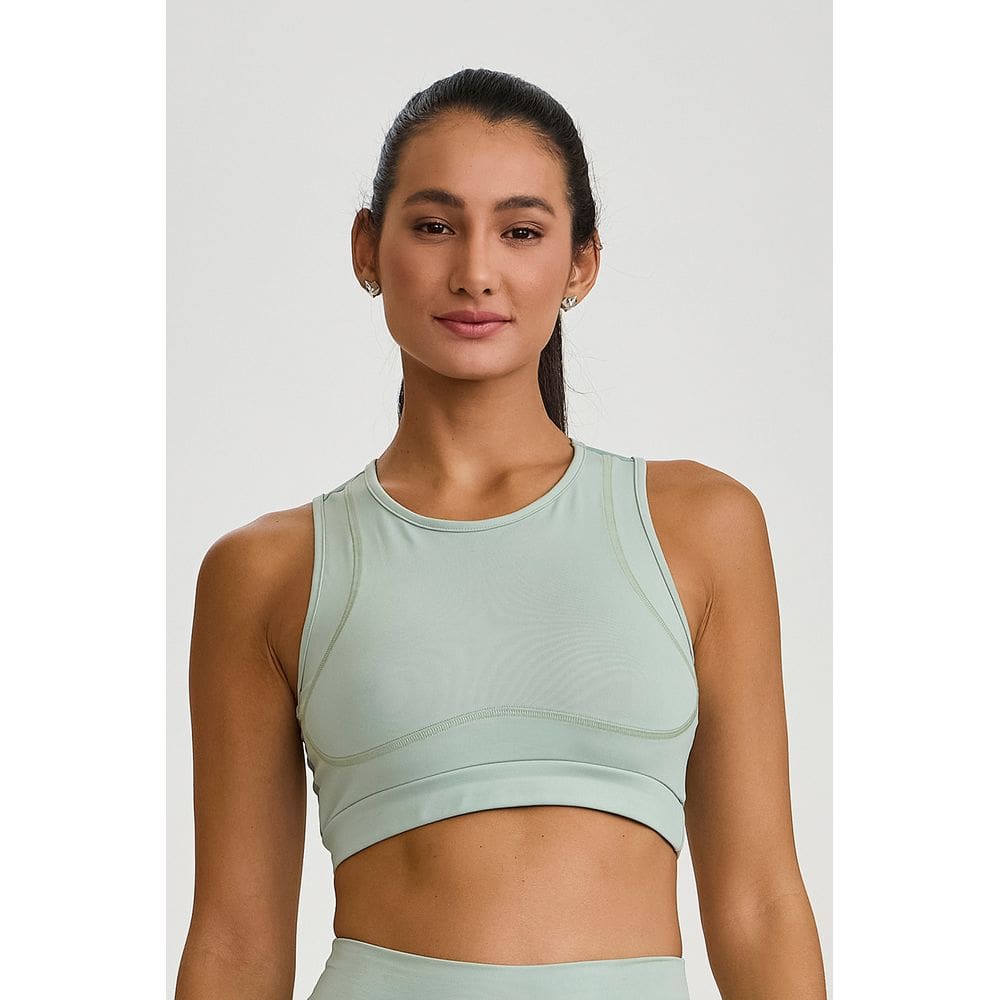 Top Maxxi com Tule Cajubrasil Verde Aloe