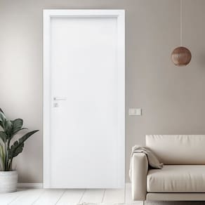 Porta Lisa Uv Batente Regulável 07 Cm a 13 Cm Guarnição 7 Cm 92 X 210 Direito Rodam