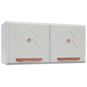 Módulo Cozinha Telasul Mirage New Armário Aço c/ 2 Portas 80cm Branco-Telasul