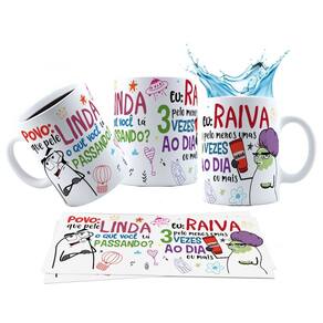 Caneca 325ml Povo que pele linda, o que você tá passando? Eu
