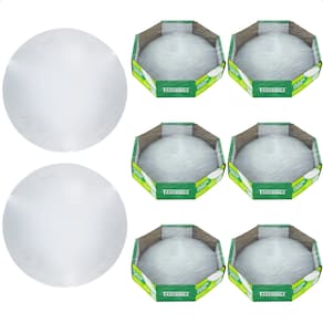 Kit 8 Plafon Taschibra Jurerê 30cm Redondo Led 6500k Bivolt