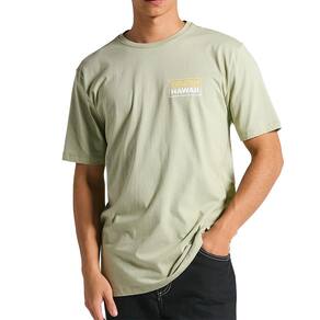 Camiseta Volcom Sunset Delight SM25 Masculina Verde Médio