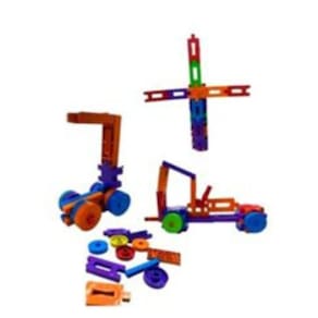Conjunto Lig Barras Monta Monta - 50 Peças para Brincadeiras Educativas