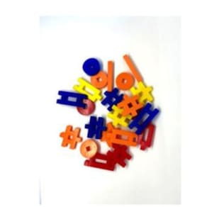 Lig Barras Monta Monta Infantil - 50 Peças para Desenvolver a Criatividade