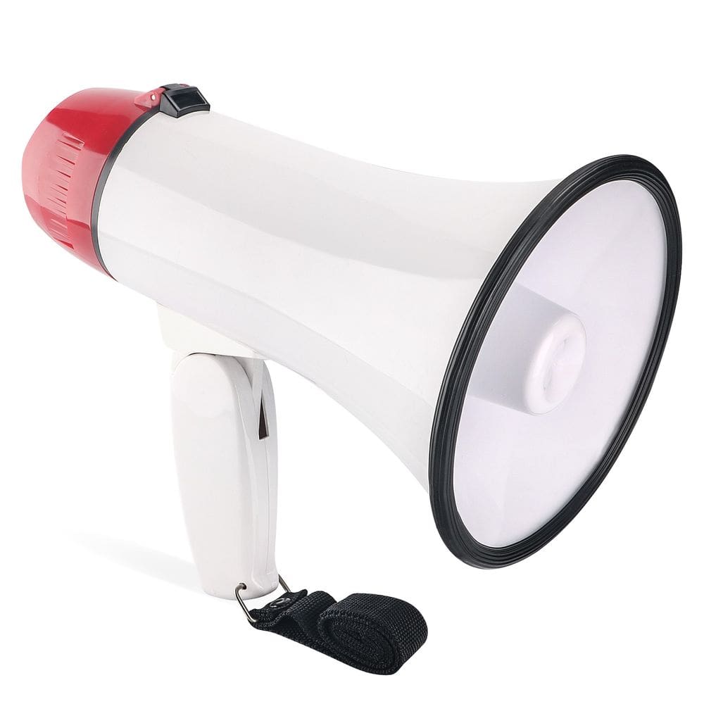 Megafone Portátil Recarregável Leve Com Gravador