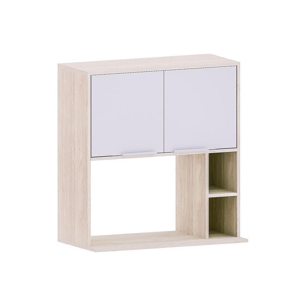 Armário Aéreo 80 Cm 2 Portas E Nicho Microondas Art Luciane Móveis