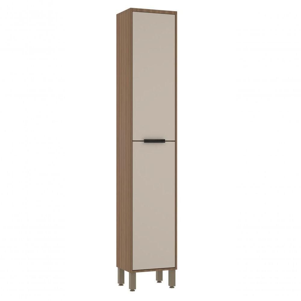 Paneleiro Raso Simples 40cm 2 Portas Aspen Luciane Móveis beige