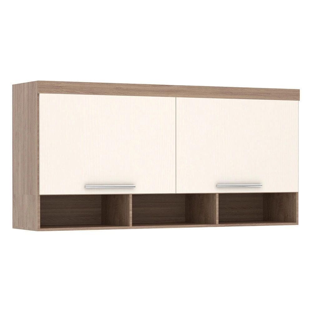 Ponte Aérea Casal 2 Portas Com Nicho 167Cm Master Luciane Móveis