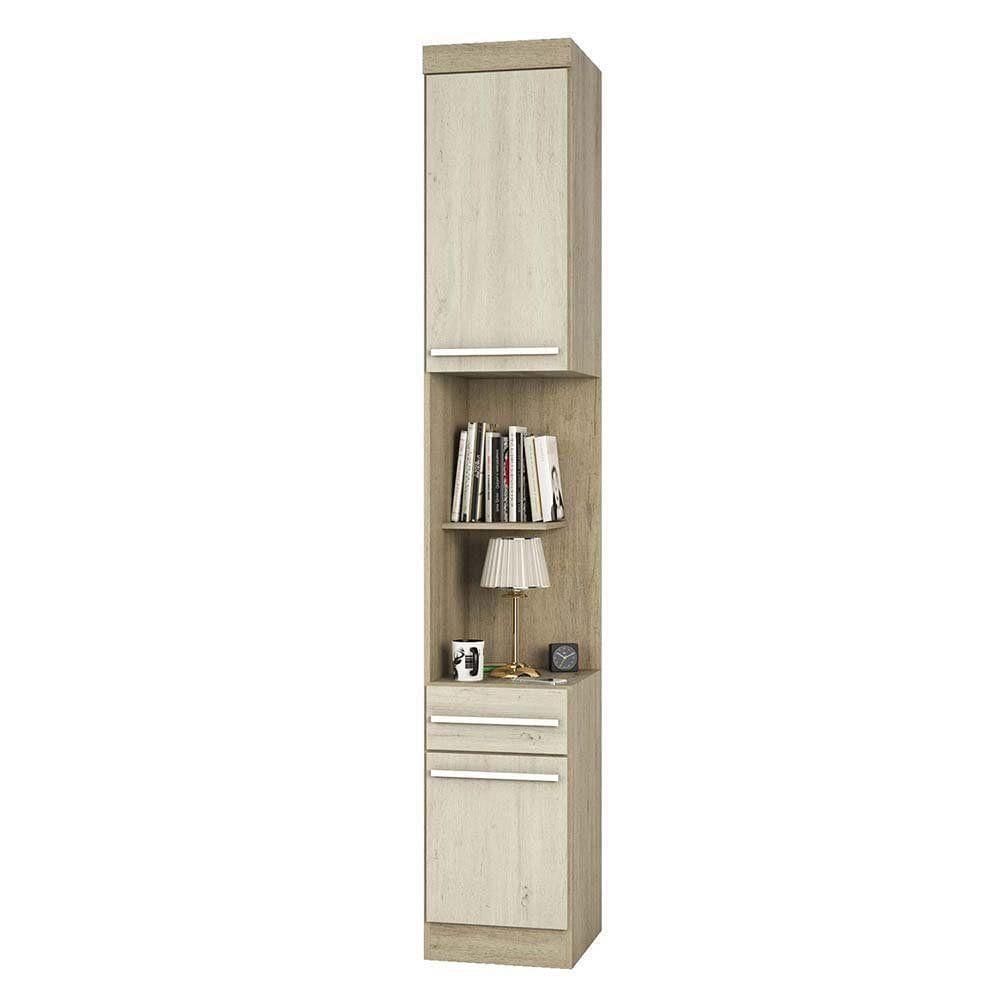 Mesa De Cabeceira Alto 38 Cm 2 Portas 1 Gaveta Direito Ou Esquerdo Luciane Móveis