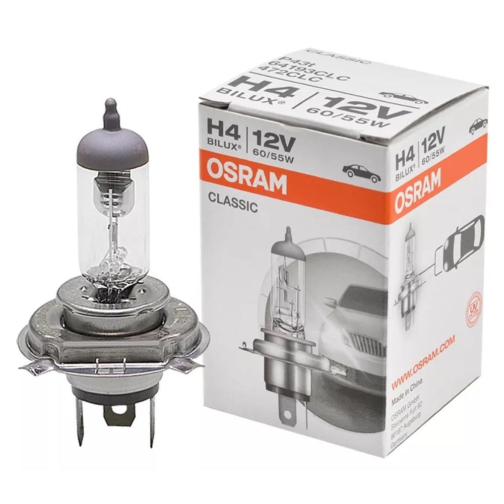 Lâmpada H4 60 55W 12V Osram Farol Cb300 Xre300 Falcon Twister 2016 Cb500 Shadow