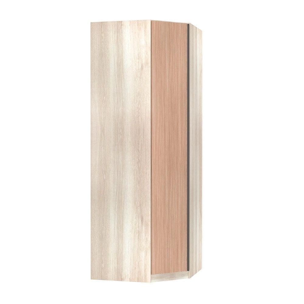 Guarda-Roupa Modulado Canto Diagonal 1 Porta 1 Cabideiro 6 Prateleiras Prime Luciane Móveis