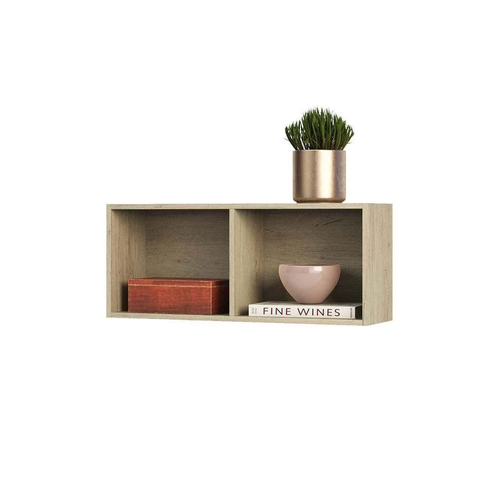 Nicho Superior Multifuncional 2 Divisórias 80 Cm Master Luciane Móveis