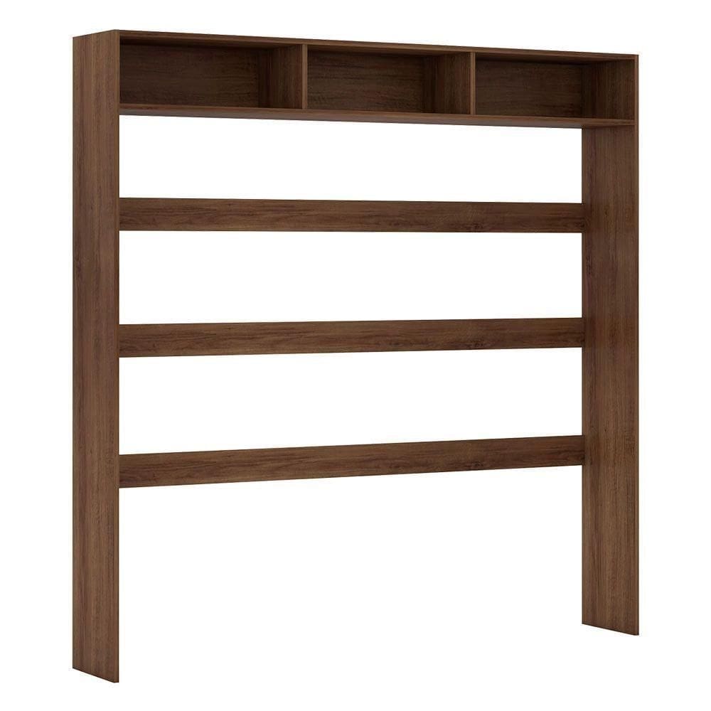 Nicho Para Embutir Painel 1,65 Nogueira Prime Luciane Móveis