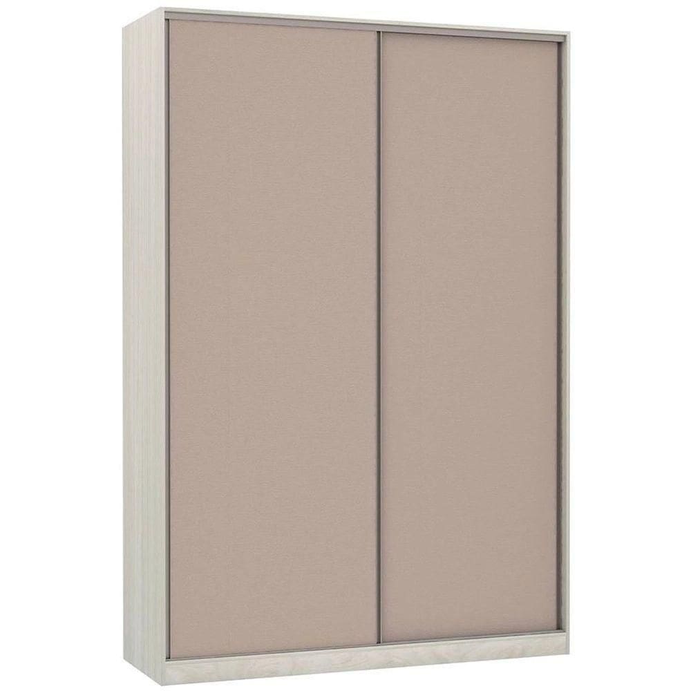 Guarda Roupa Solteiro 2 Portas De Correr 3 Gavetas Prime Plus 159 Cm Luciane Móveis