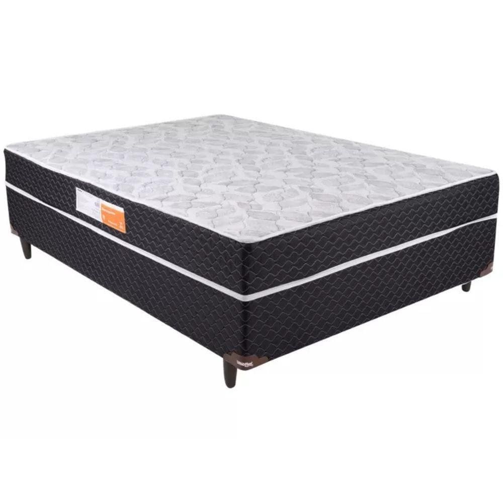 Cama Box Casal Molas Ensacadas Aspen Conforto Qualidade - Fabrica 1 Móveis