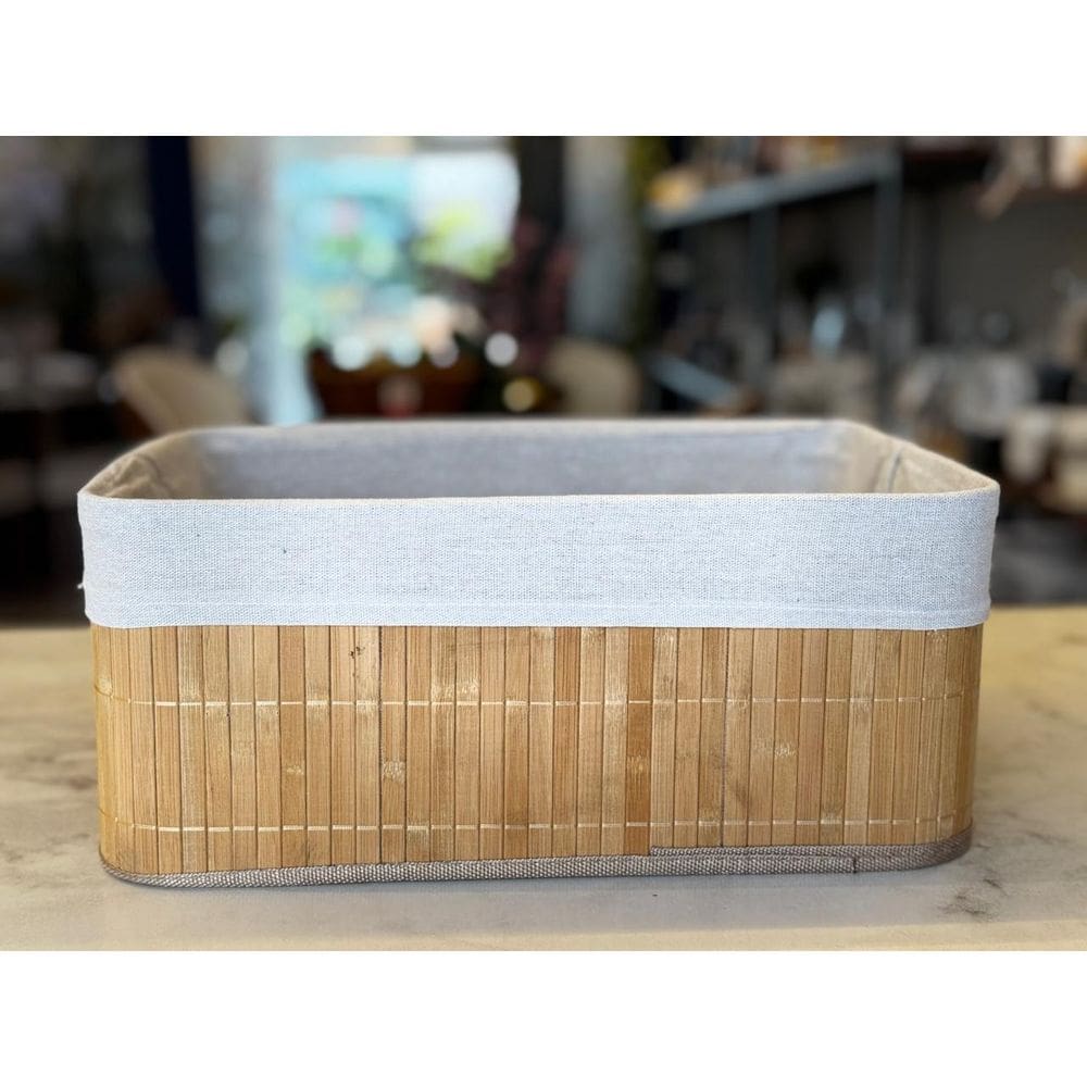 Cesta Desmontavel C/ Tecido 38X28x16cm