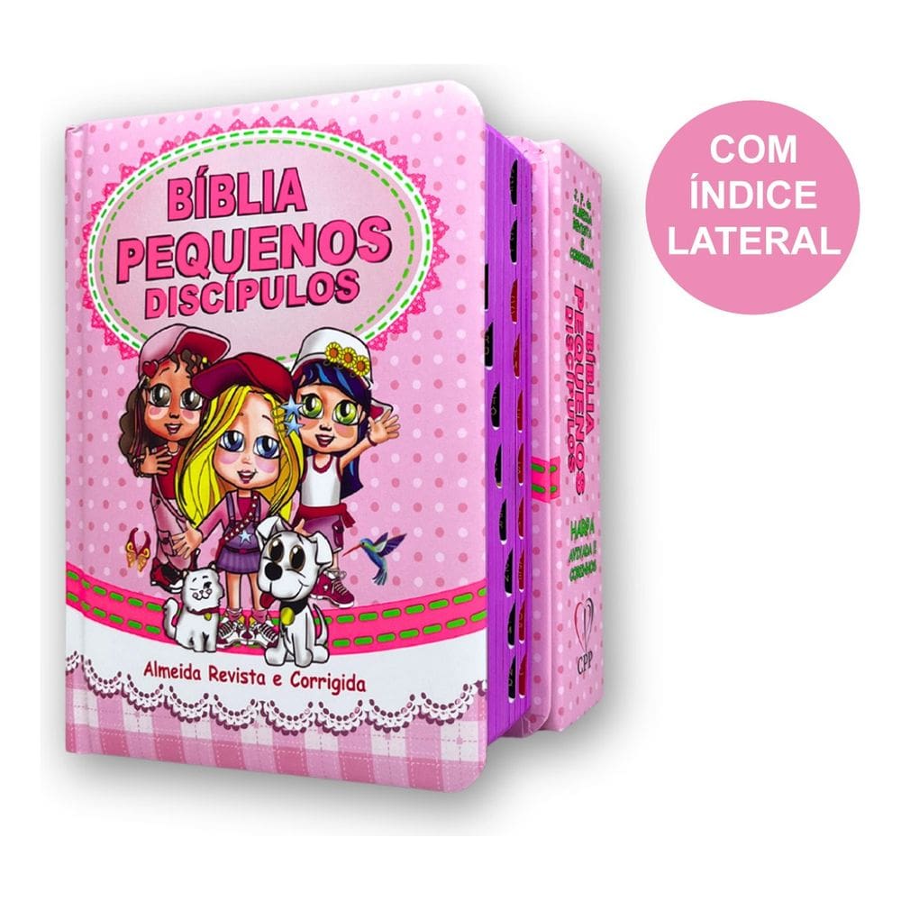 Bíblia Infantil Evangélica Pentecostal Com Harpas E Corinhos Ilustrada Meninas Meninos