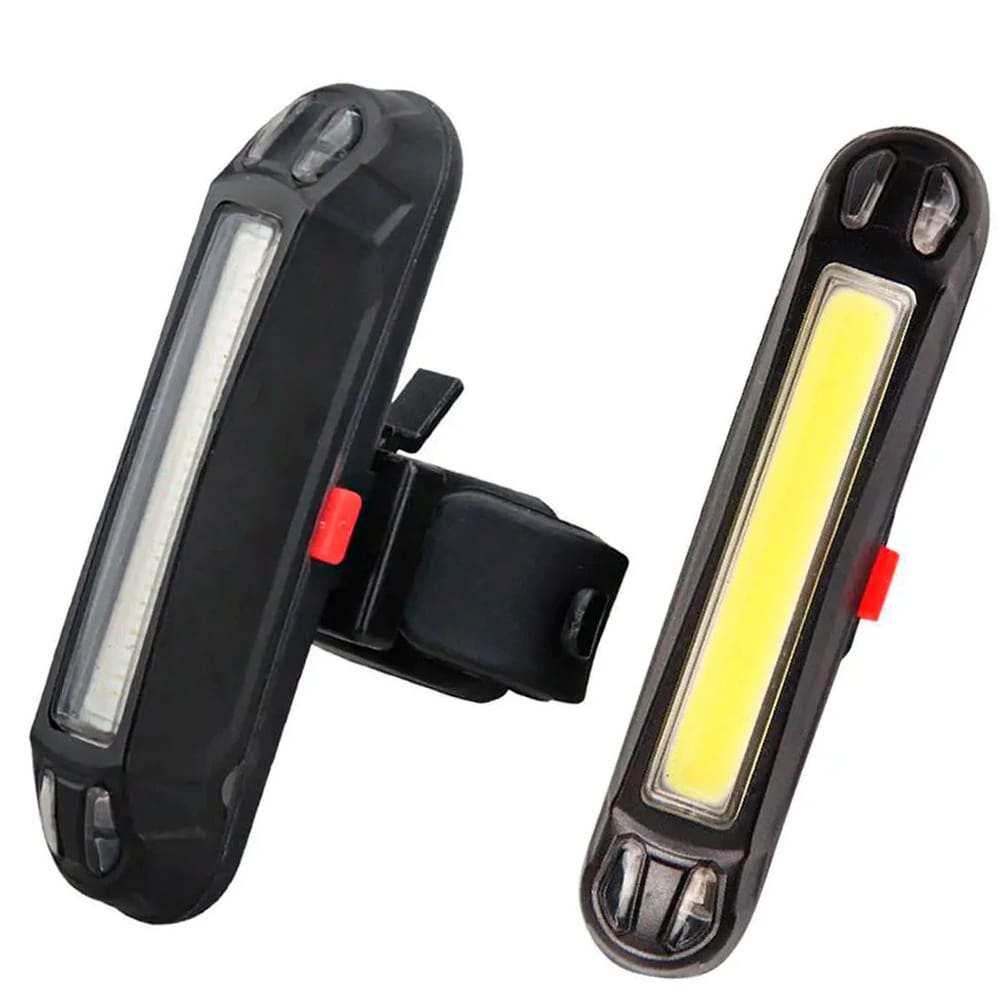 Kit 2 Lanterna de Bike LED Sinalizador luz Traseira Farol Segurança Sinal de alerta