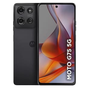 Smartphone Moto G75, 256GB, Tela 6.8", Câmera Traseira 50MP + 8MP, Preto, MOTOROLA  MOTOROLA