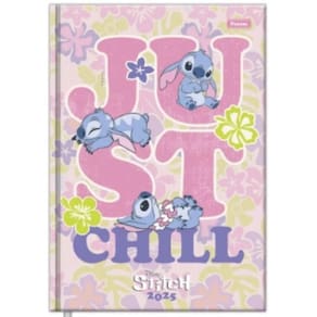Agenda Costurada 176 Folhas Stitch 13,5x19,2cm Just - Foroni