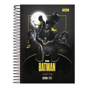 Agenda Espiral Anotações 176 Folhas Batman Capa 1 - Foroni