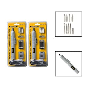 Kit 2 Chaves De Fenda Elétrica Com 11 Pontas Bits 3.6V