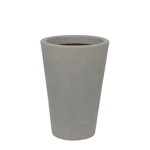Vaso Terra Cone Fosco 38x55cm Granito Pedra