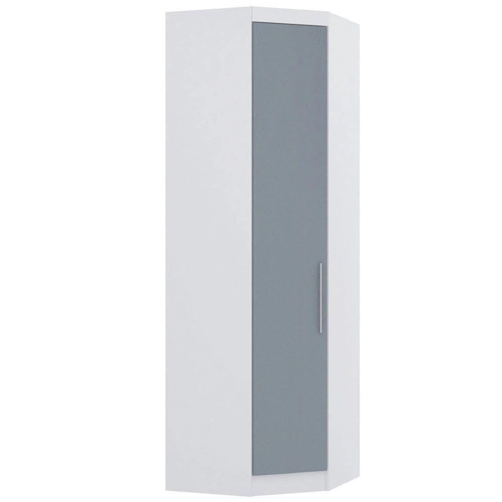 Guarda Roupa De Canto Diagonal Modulado 70cm 1 Porta Alpes Luciane Móveis