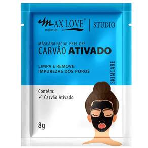 Máscara Facial Peel Off Carvão Ativado Sachê - Max Love