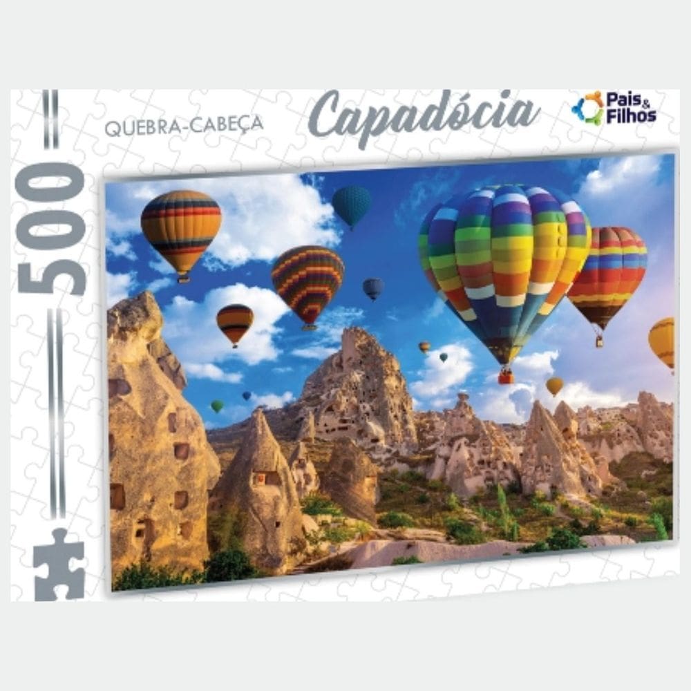 Quebra Cabeça Adulto Monumento Capadócia 500 Peças Pais & Filhos
