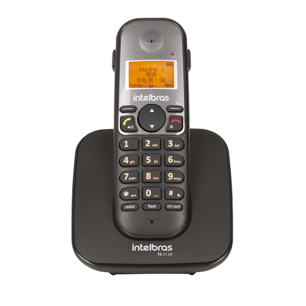Telefone Sem Fio Digital TS 5120 Preto Intelbras