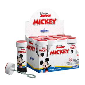 Kit Bolhas de Sabão 60ml 12 Unidades Atóxico Perfumada com Mini Jogo Brasilflex