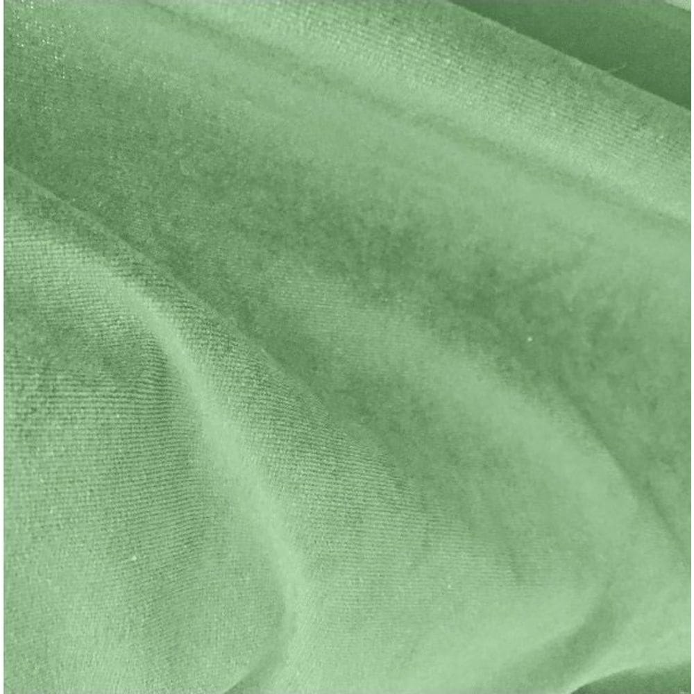 Lençol De Plush Flannel Avulso Com Elástico - Hiper Textil - Verde - Casal