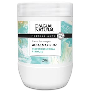 Creme De Massagem Algas Marinhas 650g Dagua Natural Celulite
