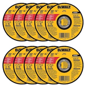 Roda de corte de metal DEWALT DW8062 4,5 x 1,1 x 2,2 cm (100 unidades)