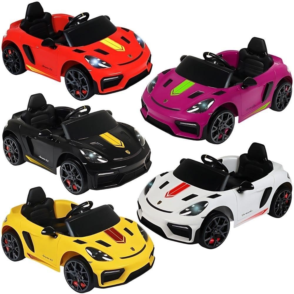 Carro Elétrico Infantil 12V Porsche Spyder 718RS BEL
