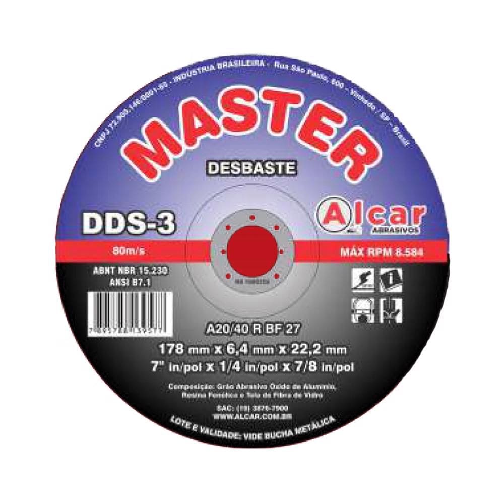 Disco de Desbaste 9" - Alcar DD0RN0076