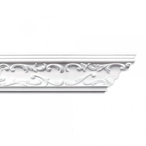 Kit com 3 Barras Roda Teto Romy Perfil de Poliestireno Homestar 6m Branco
