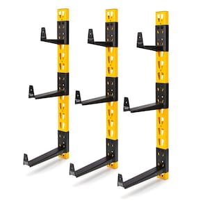 Rack de armazenamento de madeira e madeira em balanço para montagem na parede DEWALT