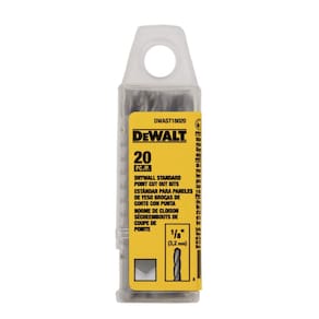 Broca recortada DEWALT DWAST18020 para drywall, pacote com 20 polegadas
