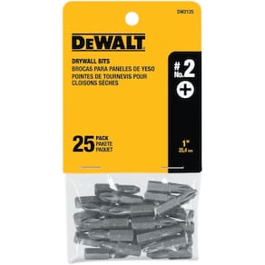 Conjunto de pontas de bits DEWALT DW2125 #2 Phillips Drywall (pacote com 25)