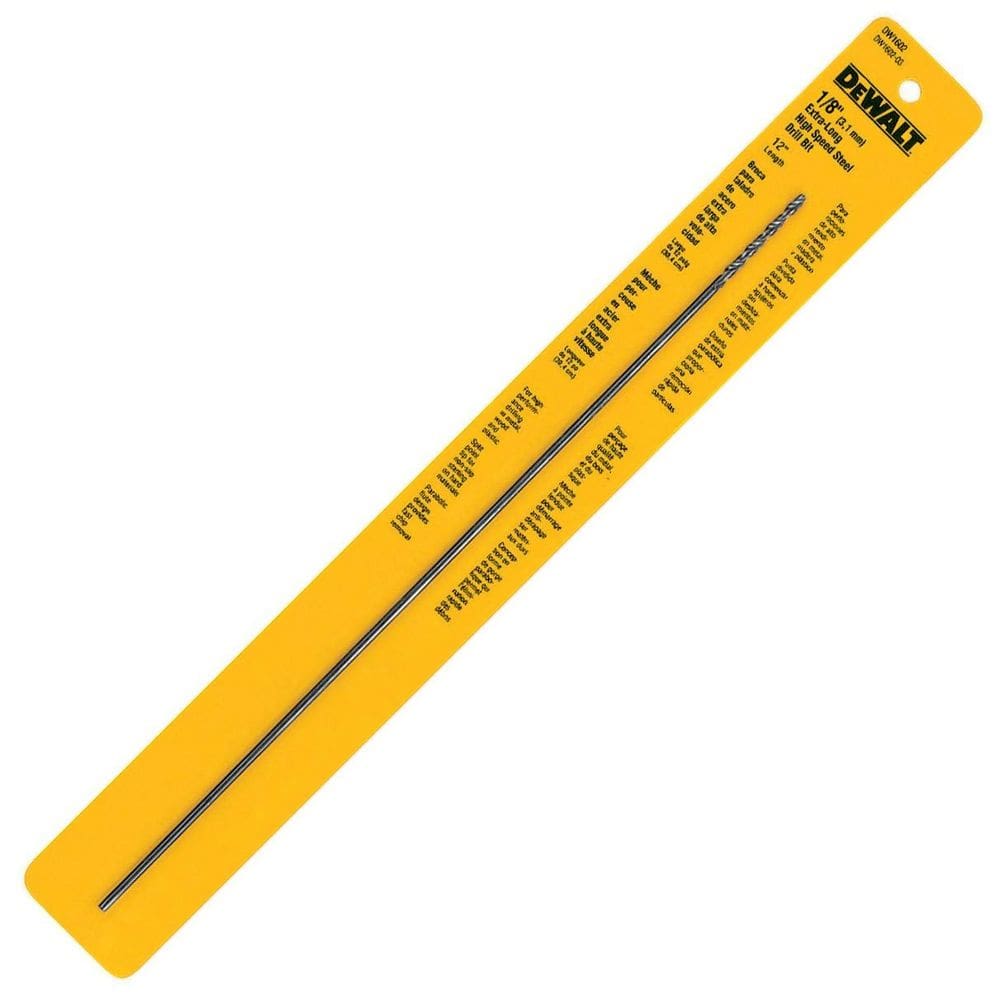 Broca DEWALT DW1602 Extra Longa 3,2 mm x 30,5 cm Óxido Preto