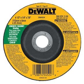 Rebolo DEWALT DW4524 para concreto/alvenaria 115mm