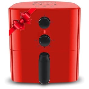 Fritadeira Elétrica AirFryer 1L de Capacidade e Desligamento Automático, 700W, 110v, ELITE GOURMET EAF 3218R, Vermelho