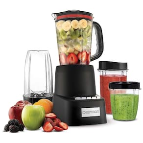 Liquidificador de Bancada 1L com 3 Velocidades e 3 Programas, 700W, 110v, CHEFMAN RJ35 V3, Preto