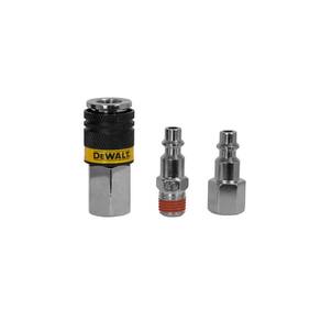 Kit de acoplador e plugue DEWALT DXCM036-0207 1/4 pol. NÃO