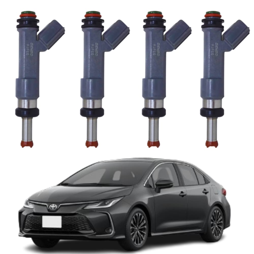 4 Bicos Injetores Toyota Corolla 2.0 16V 2009 a 2014 Denso