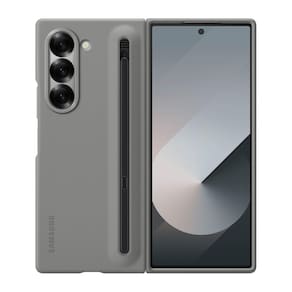 Capa de telefone SAMSUNG Galaxy Z Fold 6 S Pen com suporte cinza