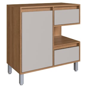 Gabinete Suspenso 1 Porta e 2 Gavetas 80 cm BL2001 Mell Arenas FAEM